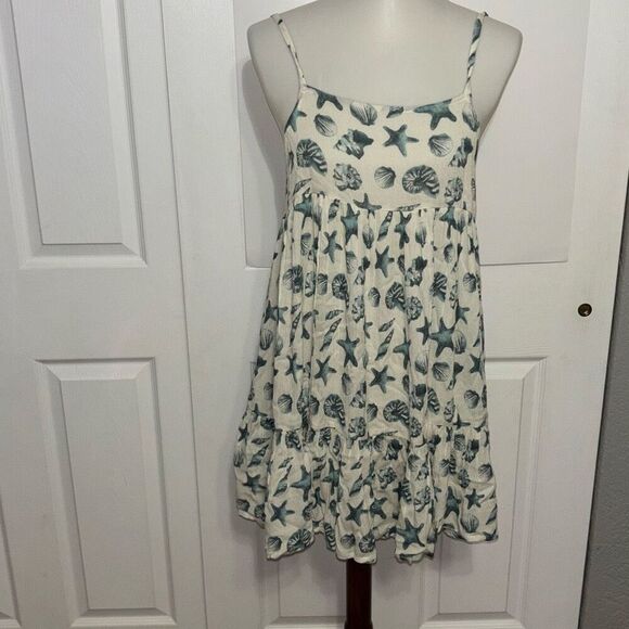 NWT ONeill Rilee Saltwater Essential printed dress beach/starfish/shell cover S - Picture 3 of 12